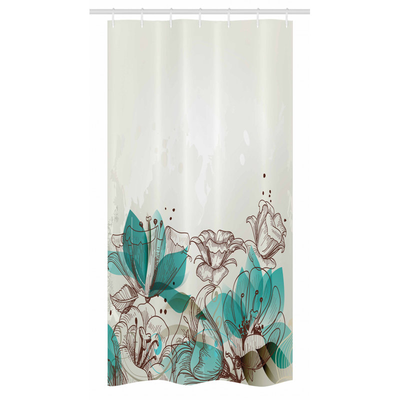 East Urban Home Stall Shower Curtain Single + Hooks Wayfair